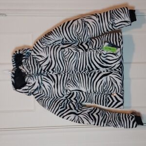 Skea Re-Anna Parka In Zebra Print